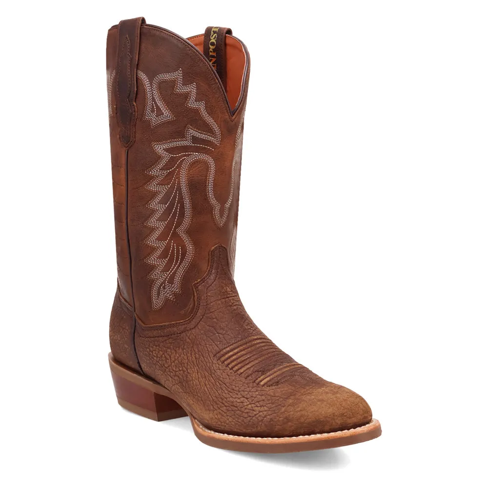 Neeley Embroidered Round Toe Pull On Cowboy Boots