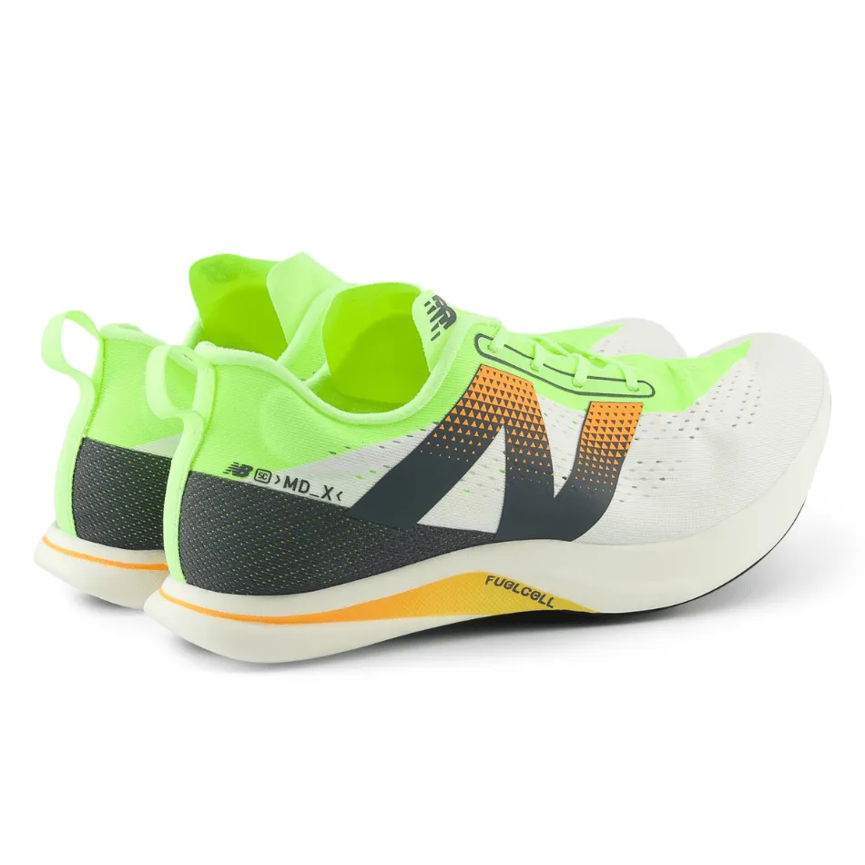 New Balance Unisex FuelCell MD-X V3 Running Shoes in White SS25