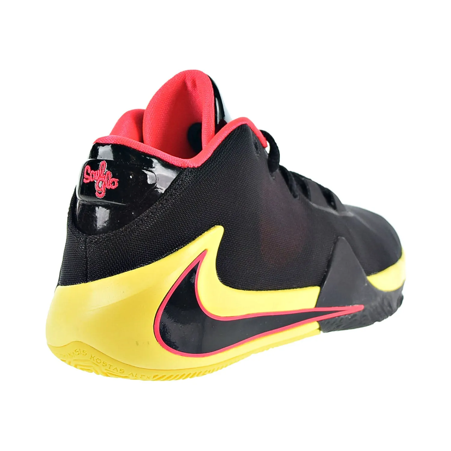 Nike Freak 1 Antetokounmpo Big Kids' Shoes Black-Red Orbit-Opti Yellow-Black