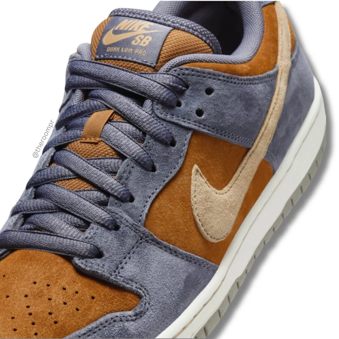 Nike SB Dunk Low Sneakers - Light Carbon/Sesame-Monarch-Summit White-Dark Stucco (*Excluded from the Free shipping offer*)