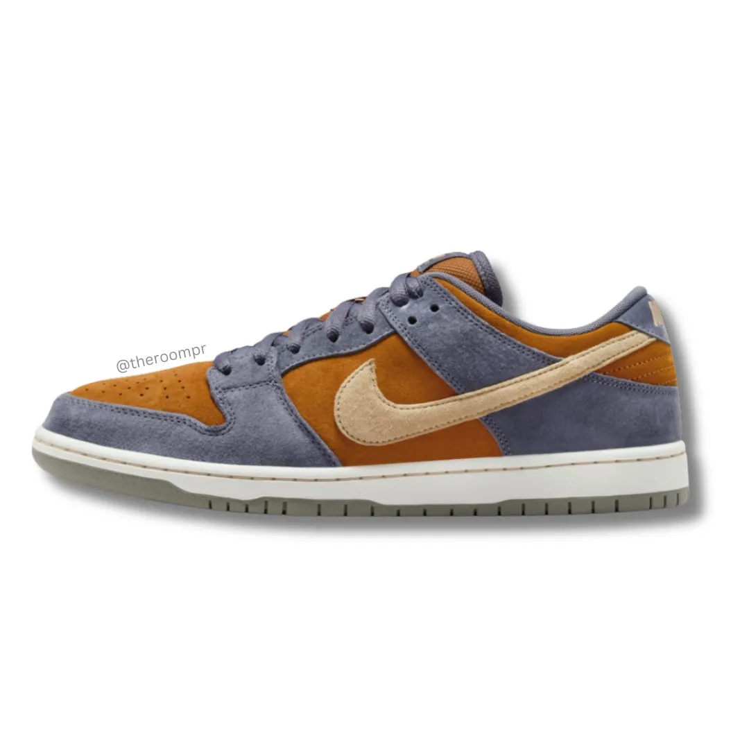 Nike SB Dunk Low Sneakers - Light Carbon/Sesame-Monarch-Summit White-Dark Stucco (*Excluded from the Free shipping offer*)