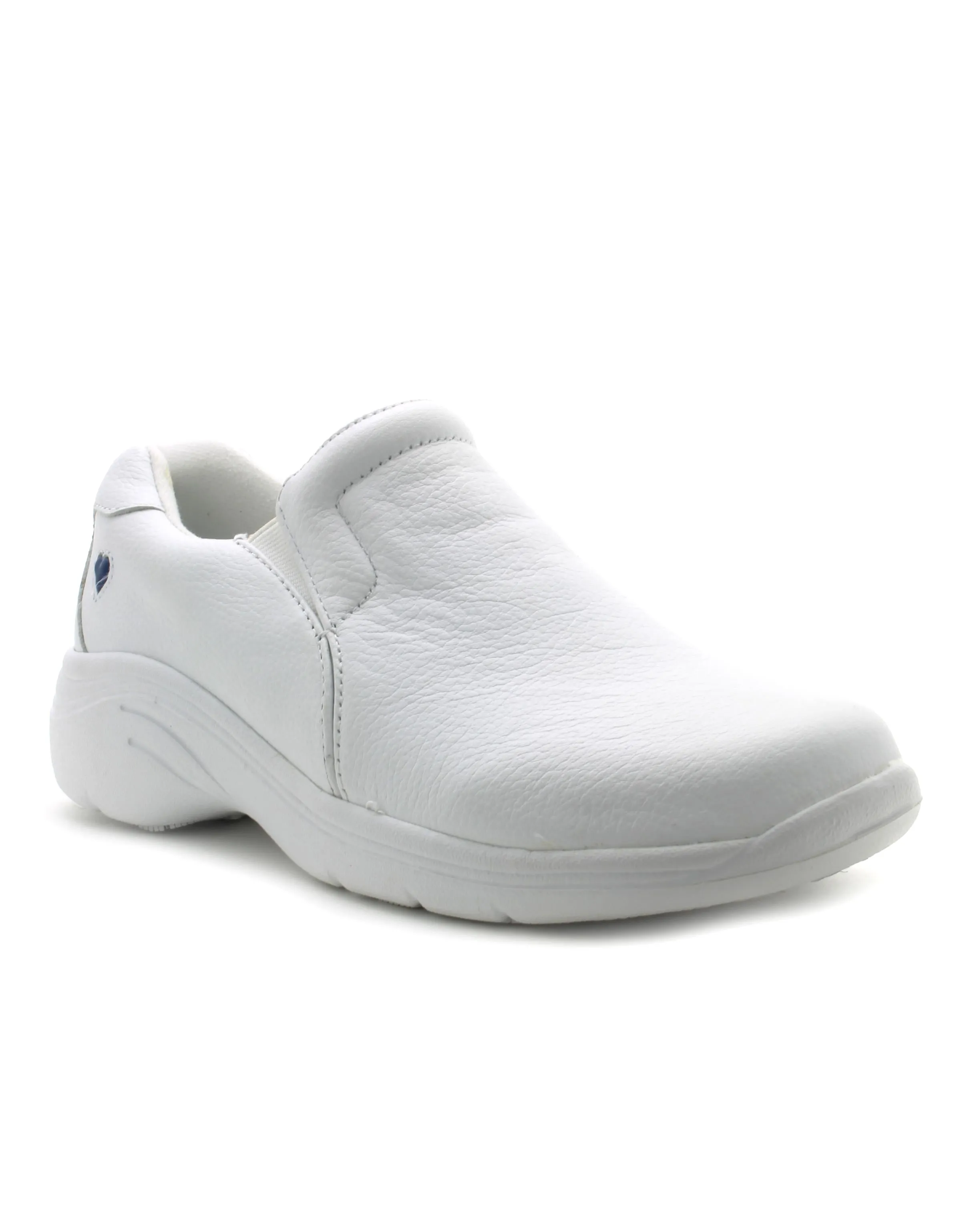 Nurse Mates Women's Dove Shoe in White (Wide)