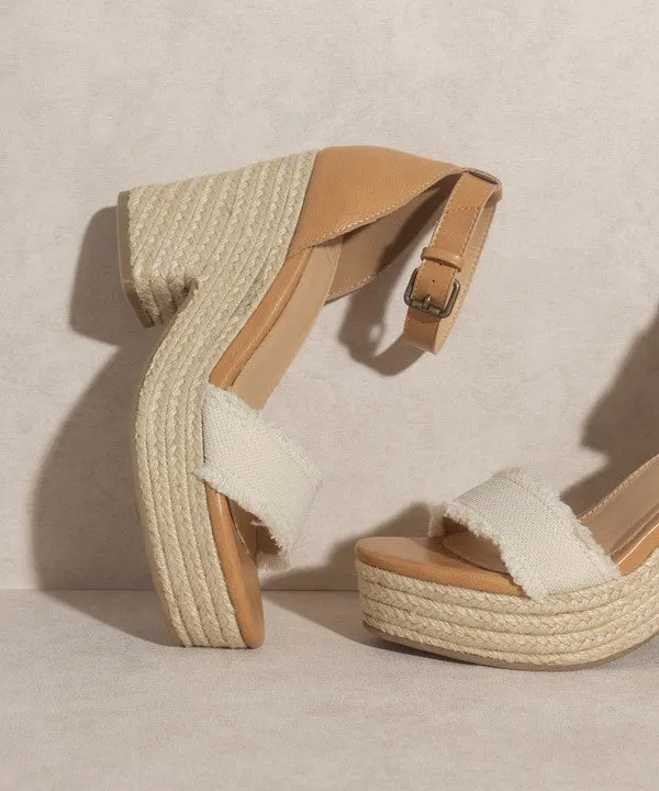 OASIS SOCIETY Riley - Espadrille Platform Sandal