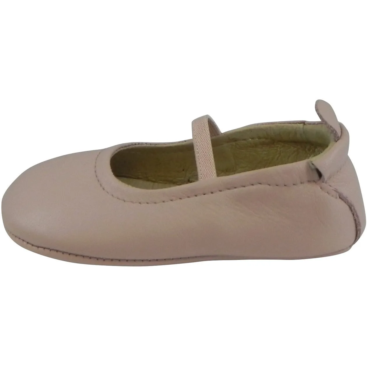 Old Soles Girl's 013 Powder Pink Leather Luxury Ballet Flat