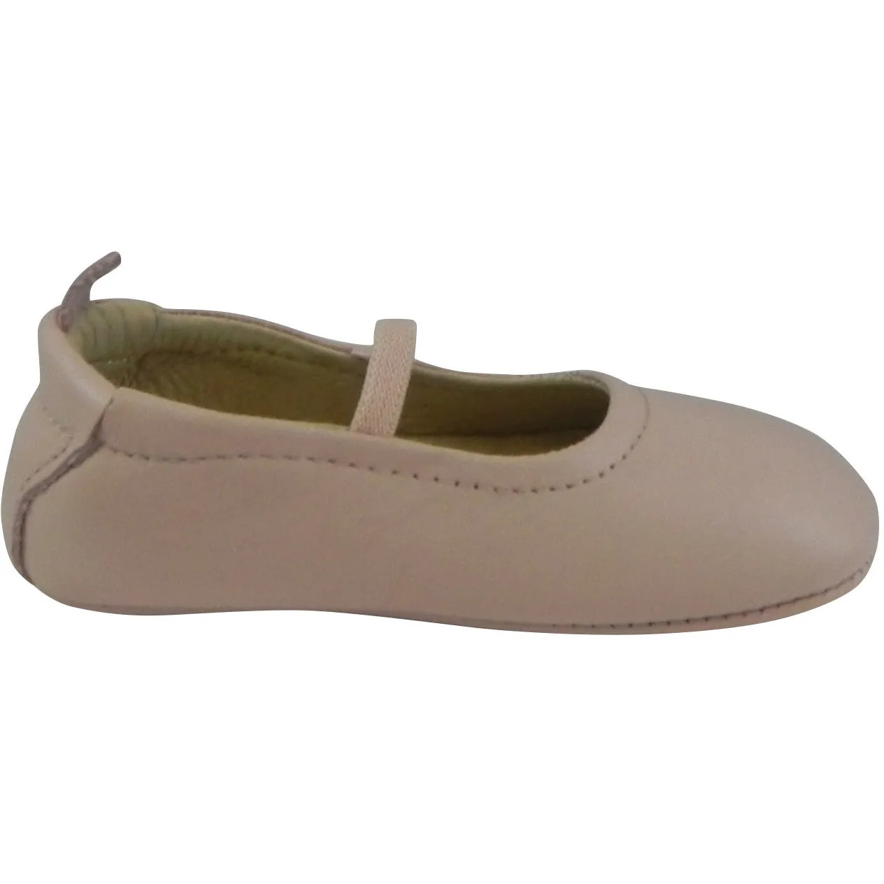 Old Soles Girl's 013 Powder Pink Leather Luxury Ballet Flat