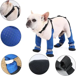 PawTrek Frenchie Paw Protectors Stain-proof Outdoor Footwear