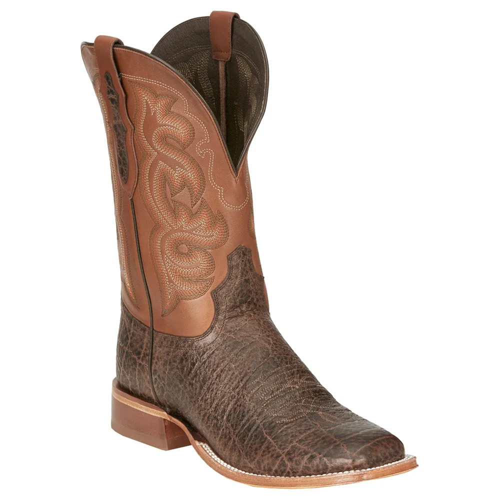 Rowel Square Toe Cowboy Boots