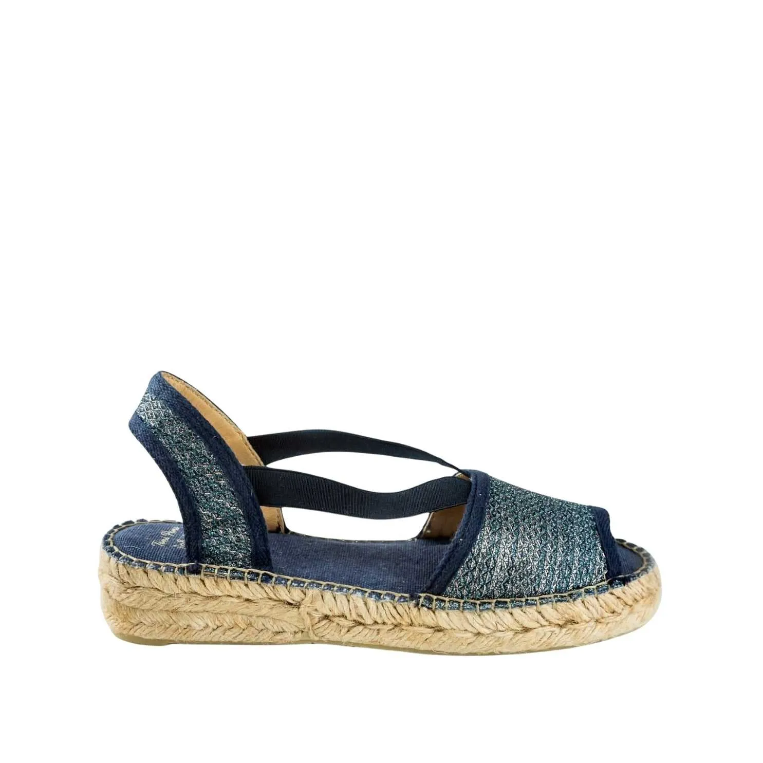 Shimmery Wedge Espadrille for Kids - Eli-S