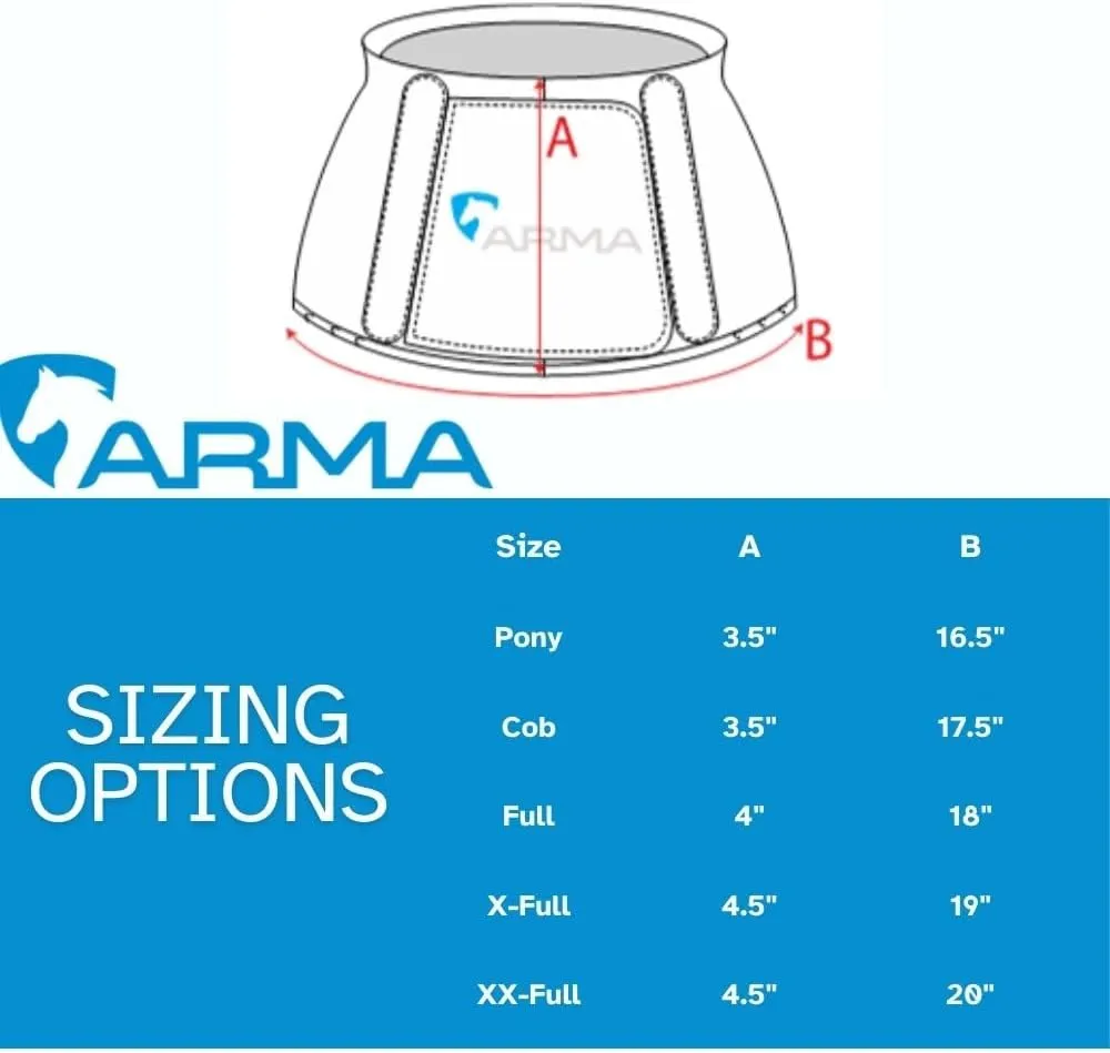 Shires ARMA Fleece Trim Over Reach Boots