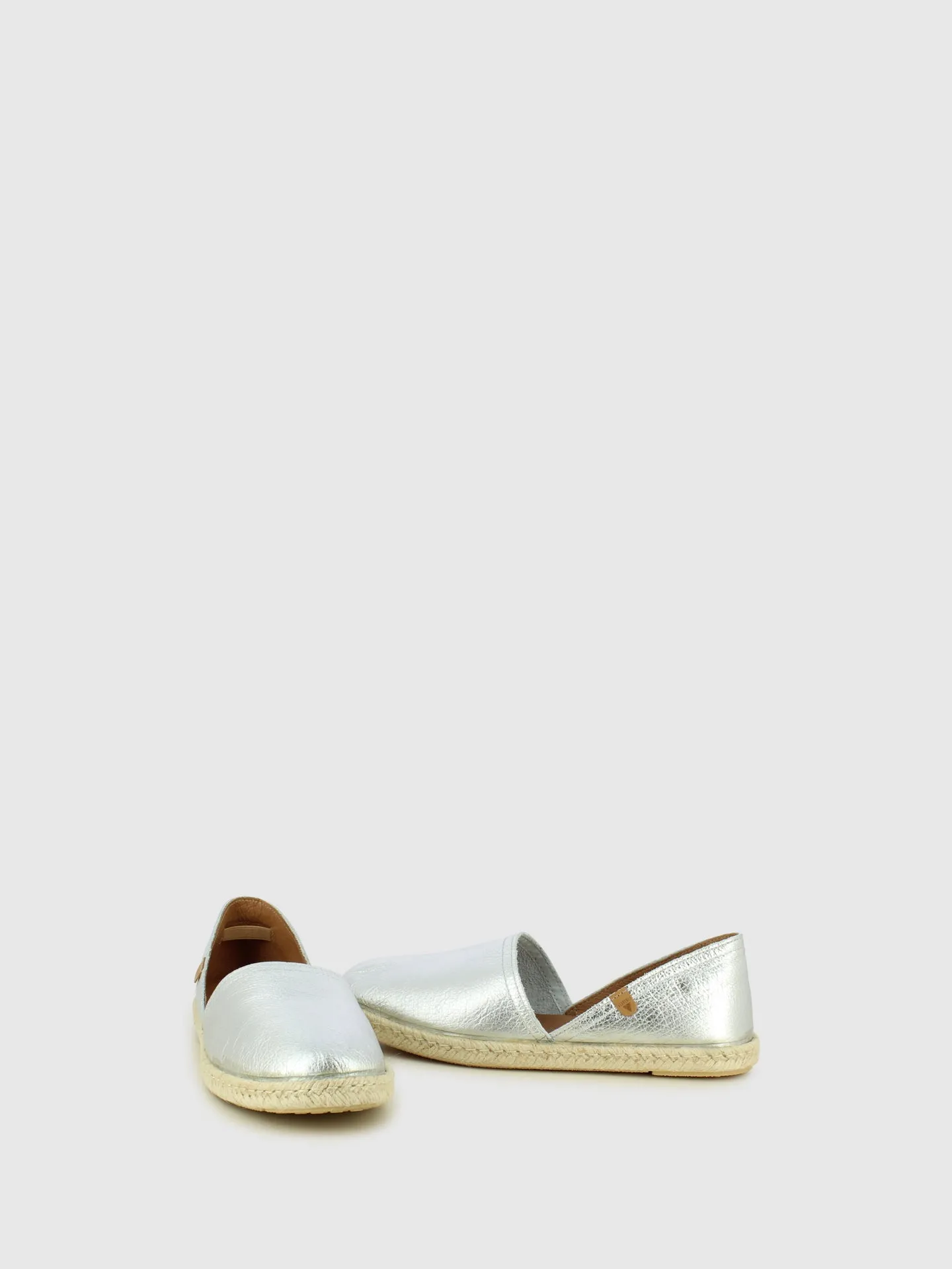 Silver Flat Espadrilles