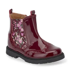 Startrite Chelsea Wine Patent Boots