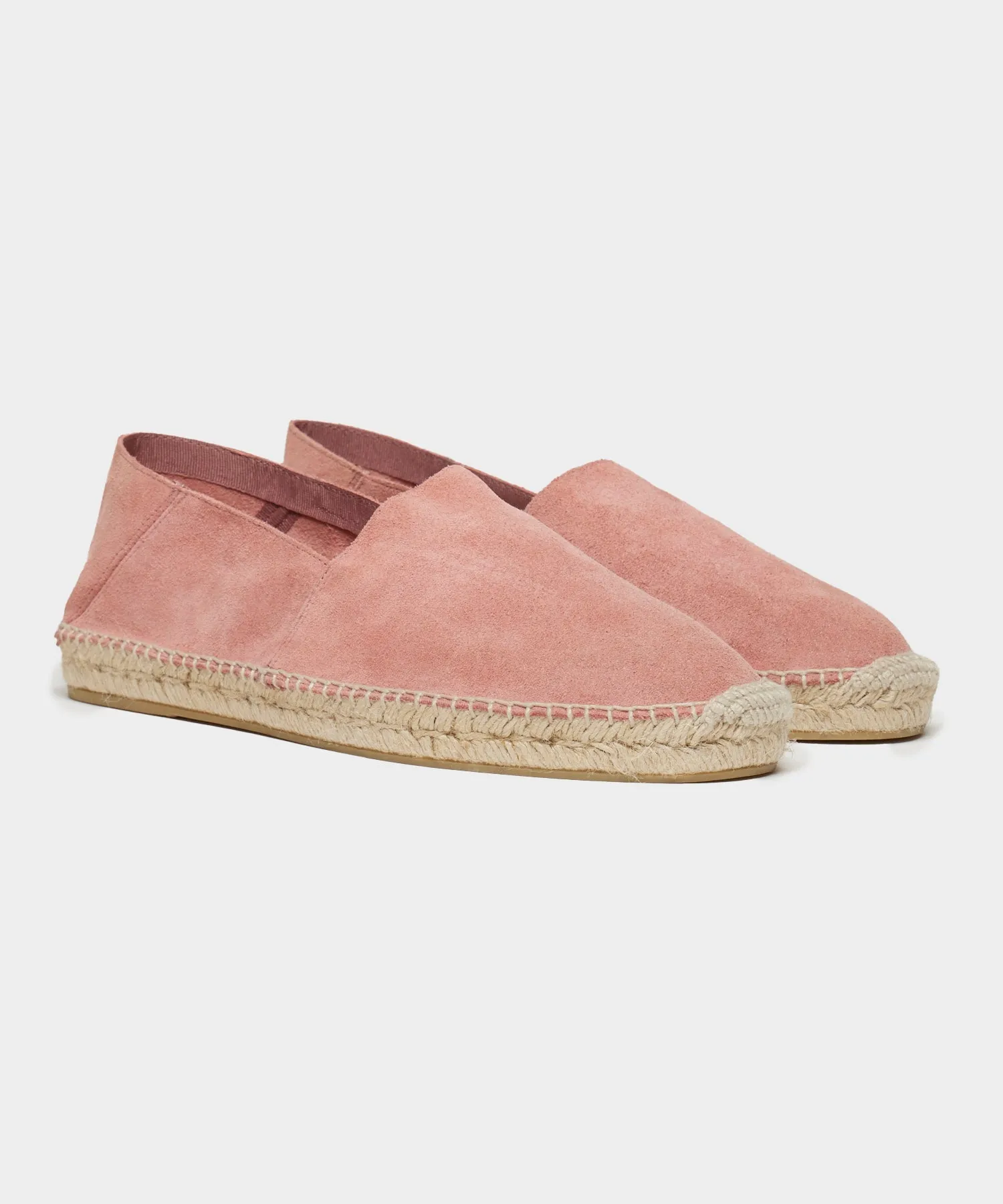 Suede Espadrille in Copper Clay