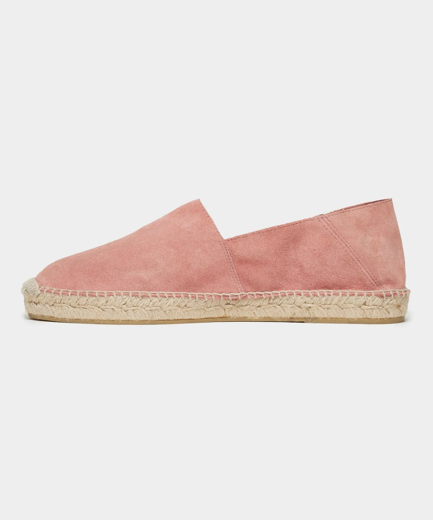 Suede Espadrille in Copper Clay