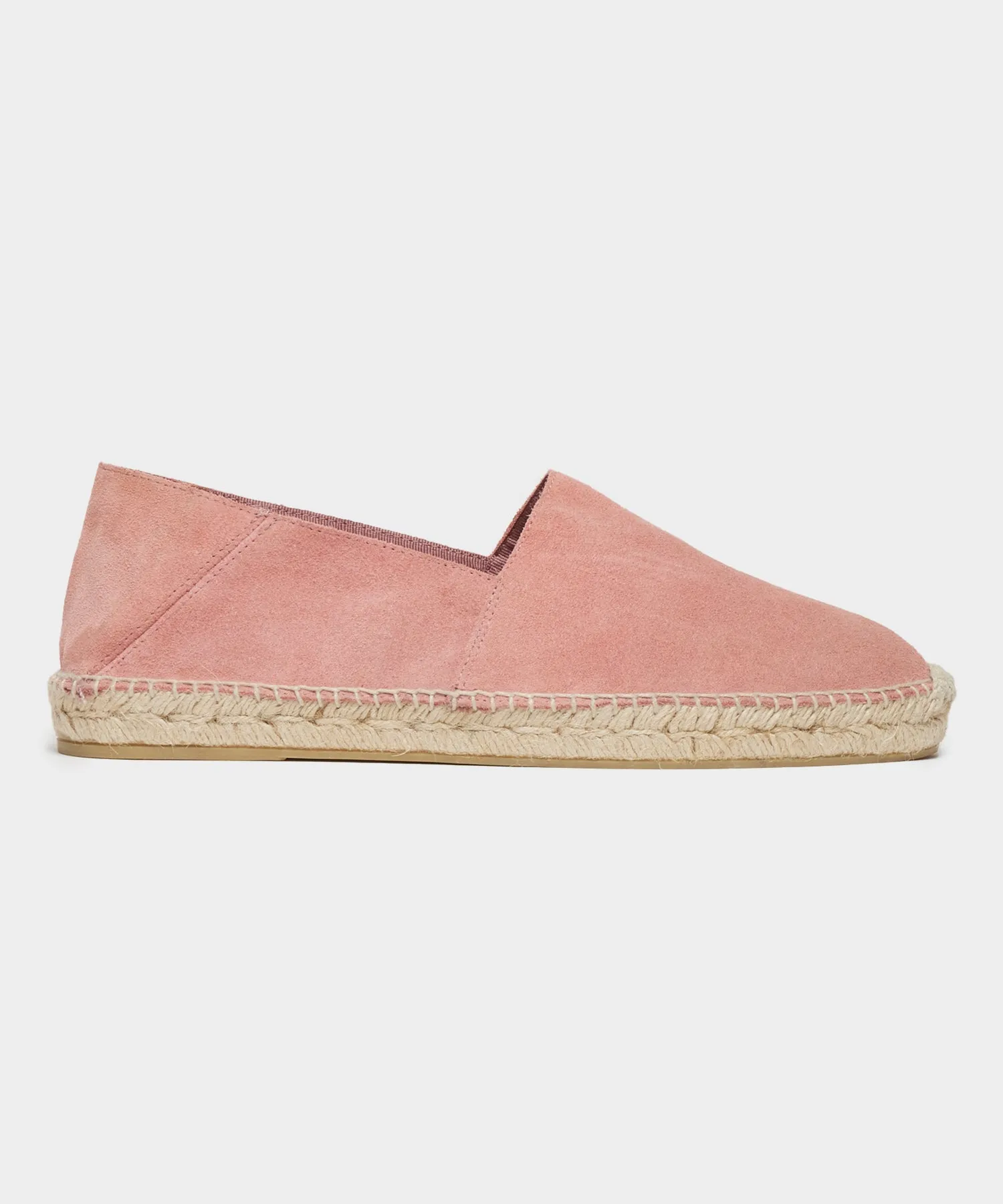 Suede Espadrille in Copper Clay