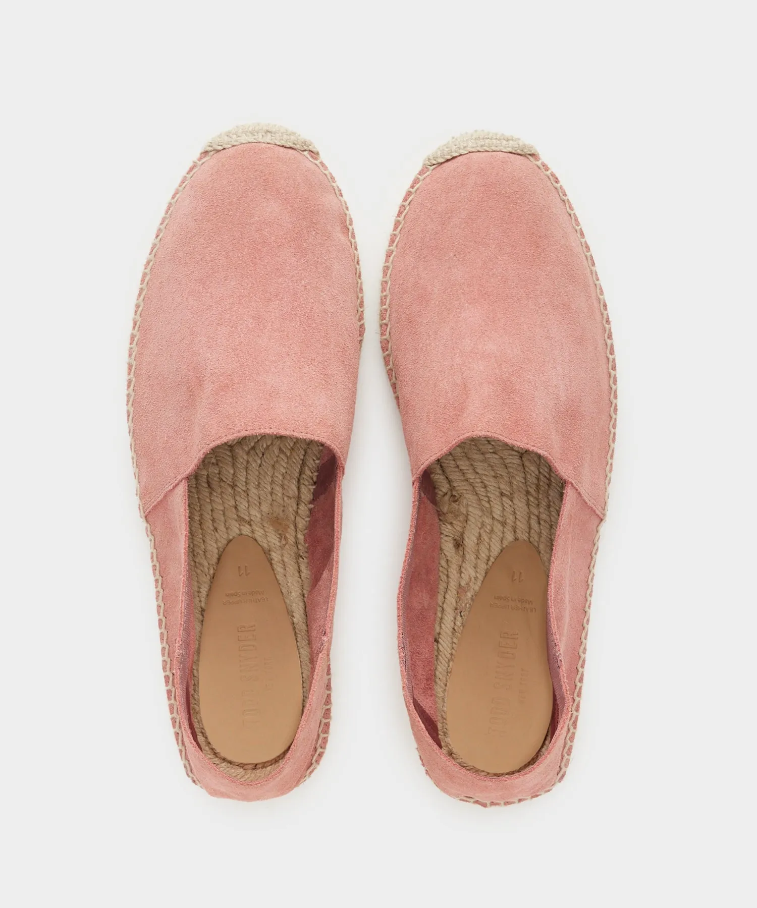 Suede Espadrille in Copper Clay