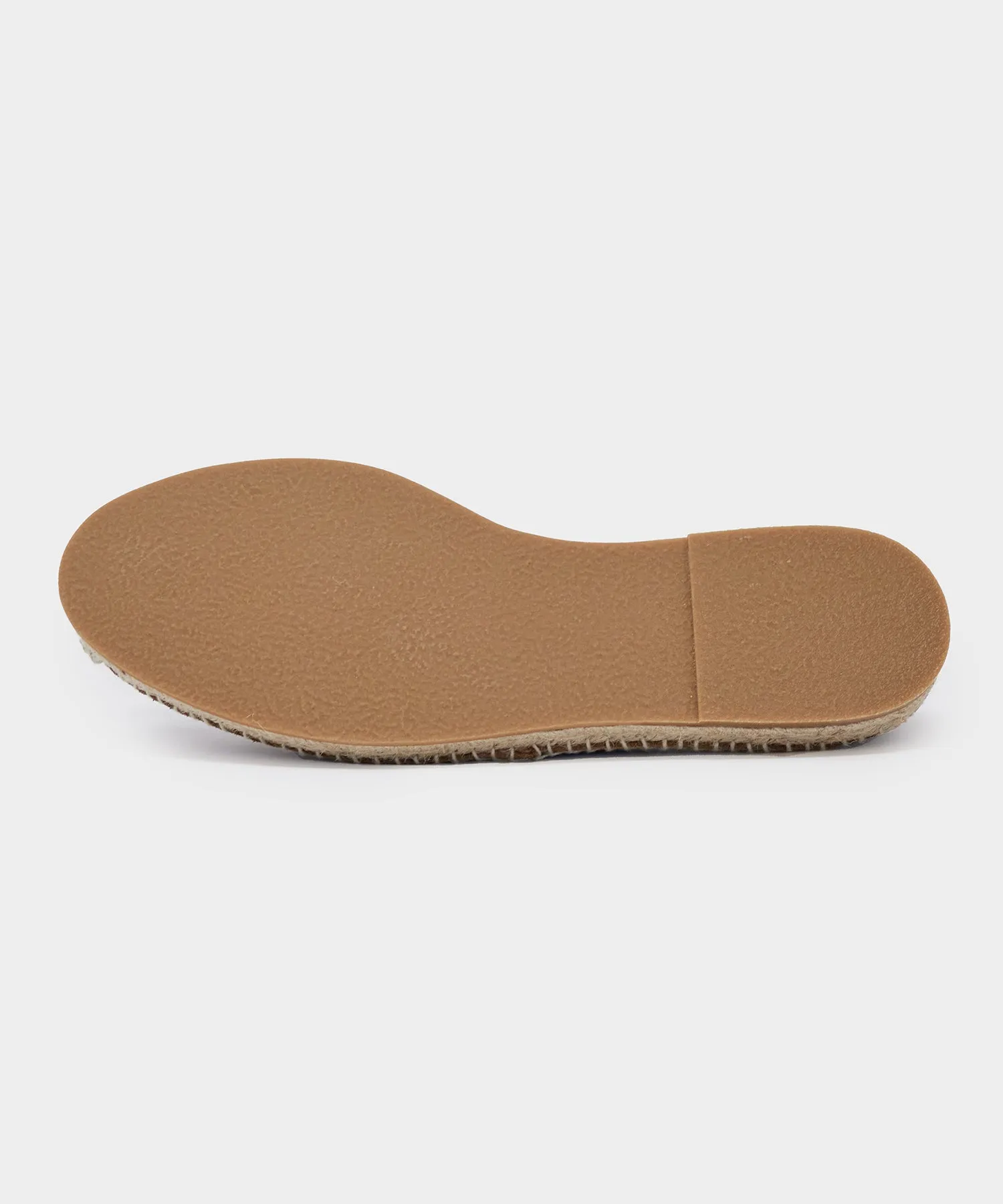 Suede Espadrille in Natural