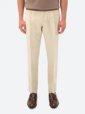 Summer Linen Trouser - Sand