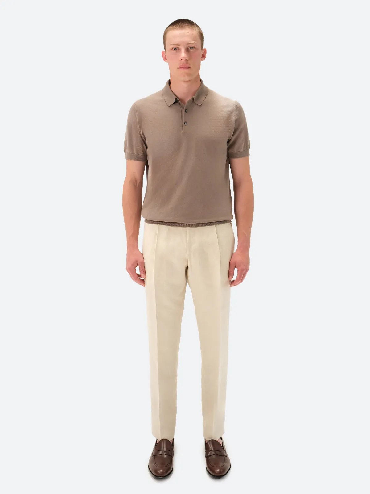 Summer Linen Trouser - Sand