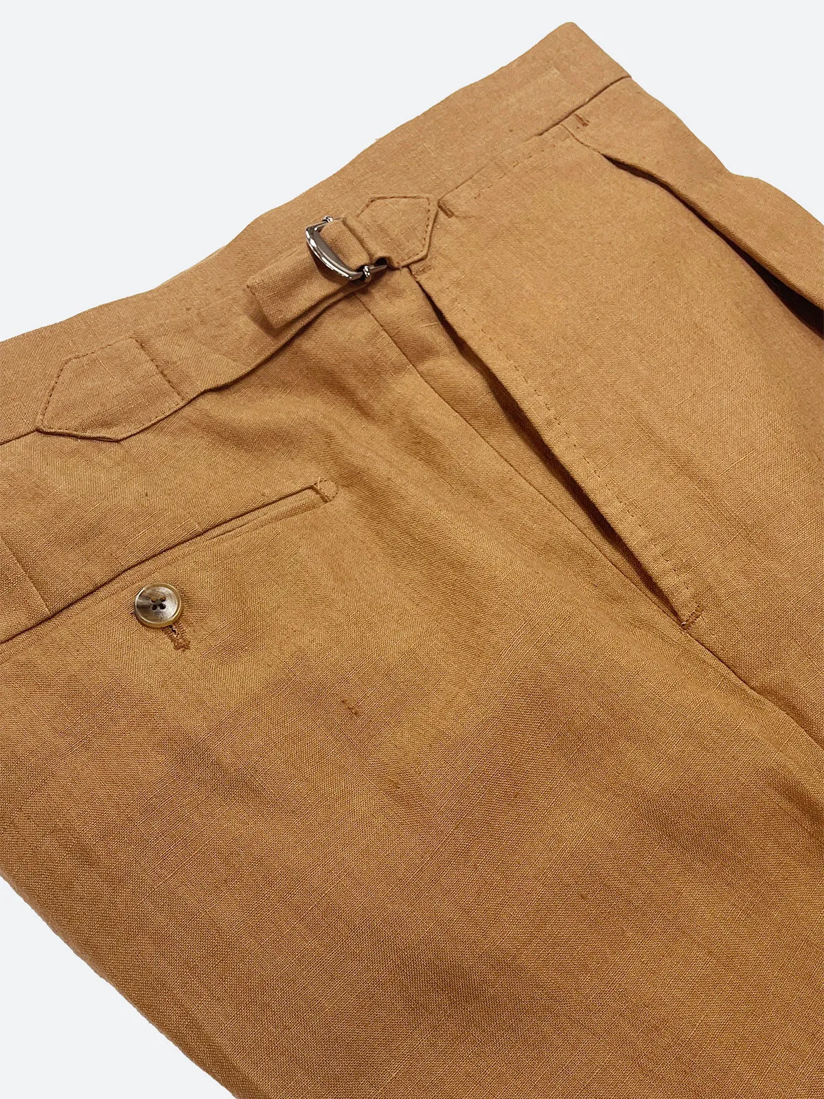 Summer Linen Trouser - Tobacco