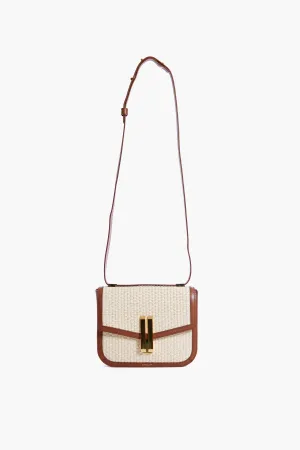 Tan Natural Raffia Vancouver Crossbody Bag