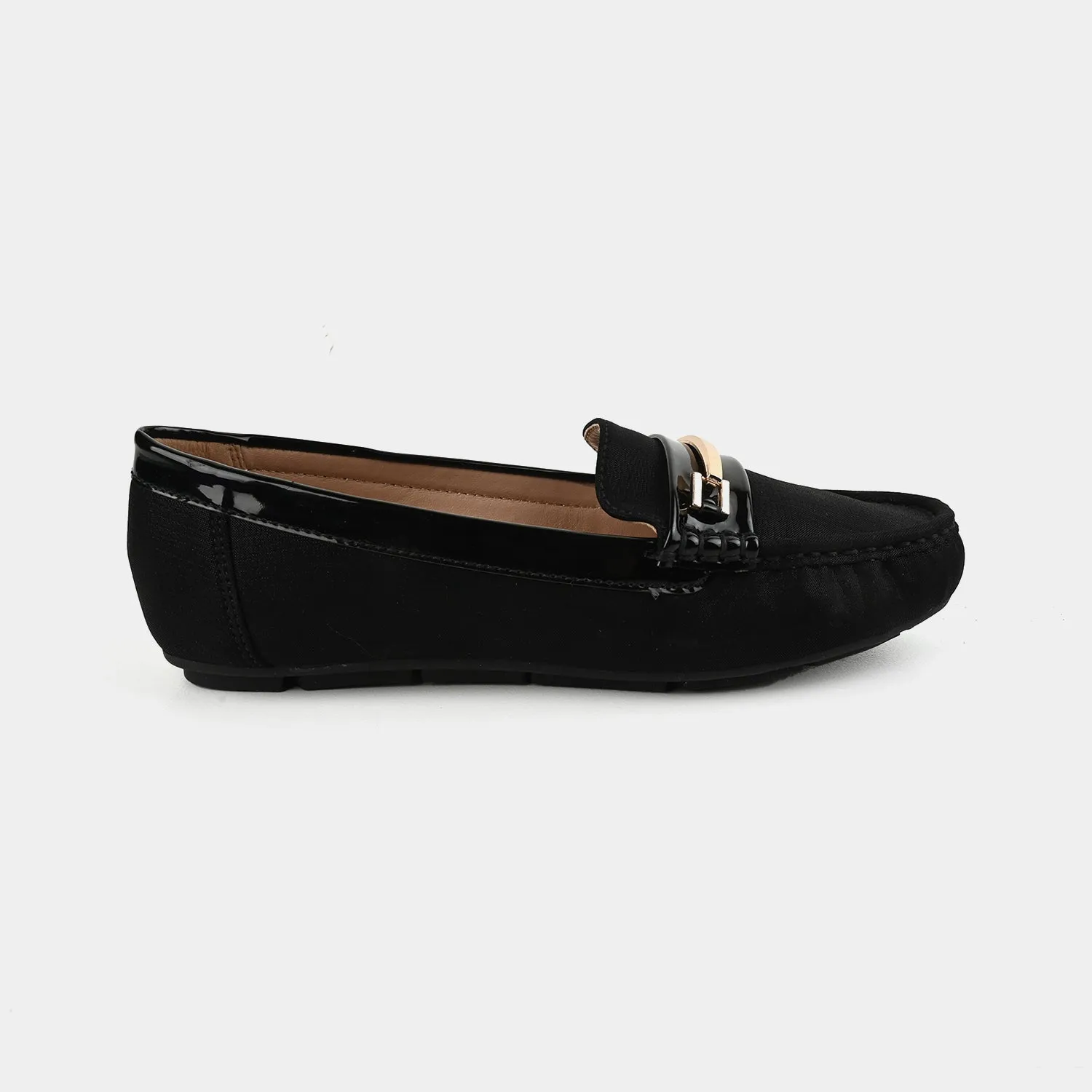 Teens Girls Loafers OS-07-BLACK