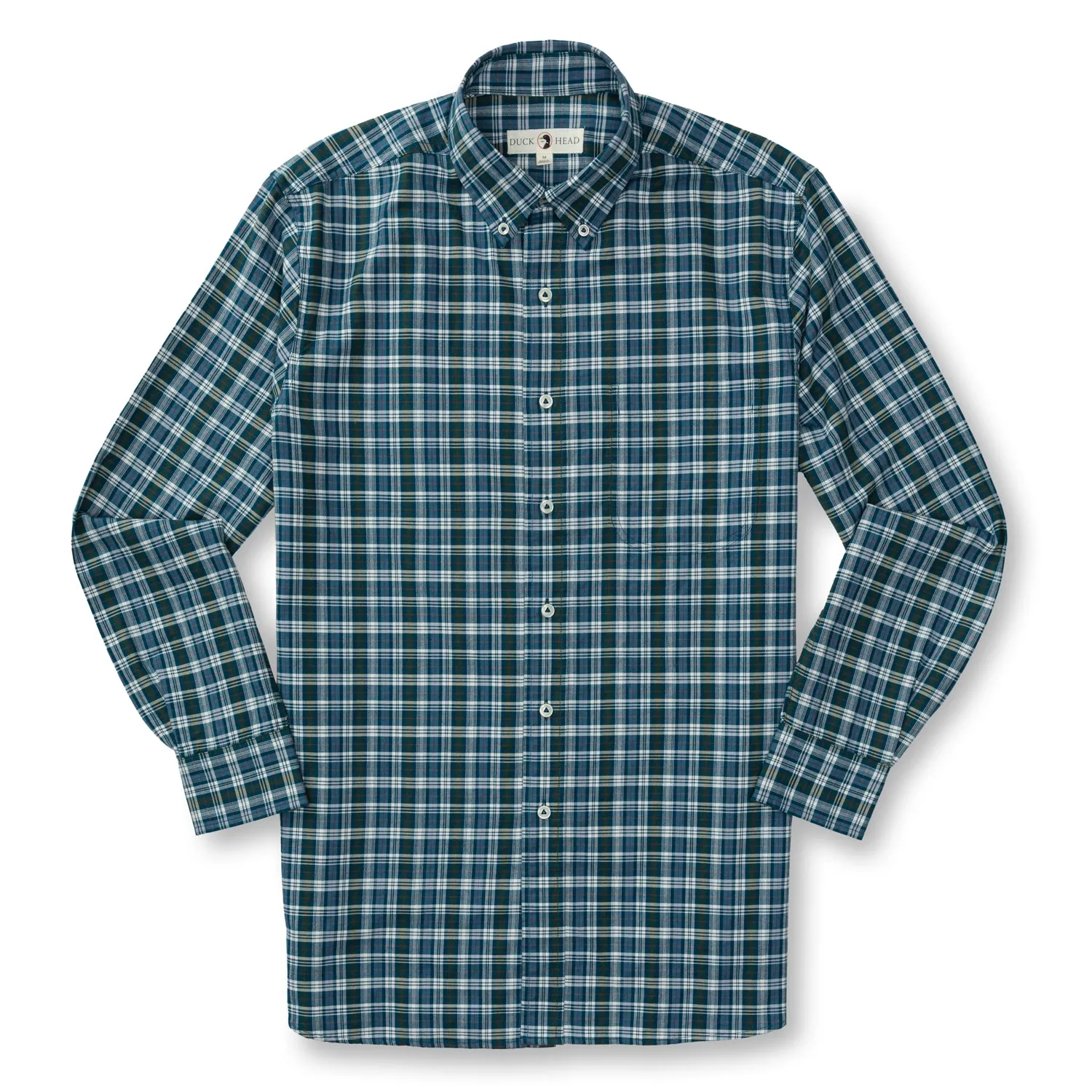 Thompson Plaid Cotton Oxford Sport Shirt  