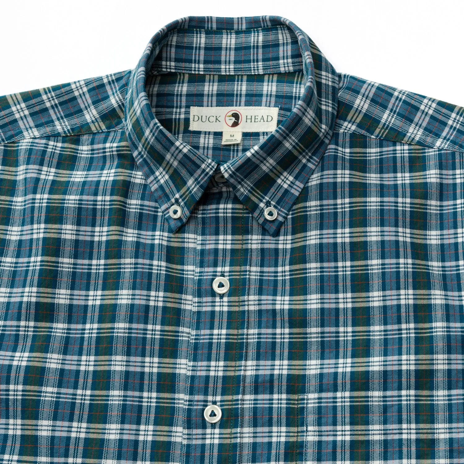 Thompson Plaid Cotton Oxford Sport Shirt  