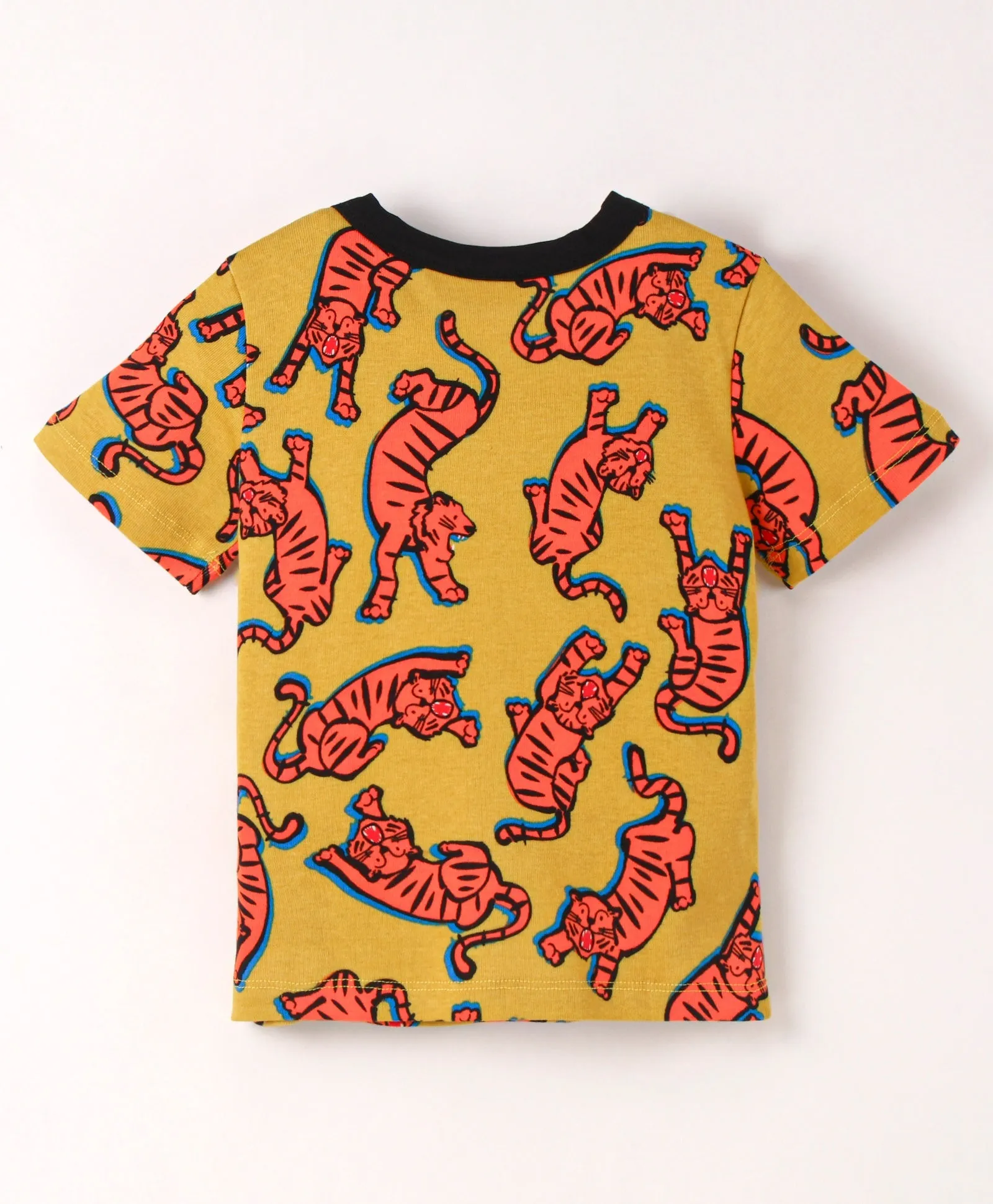 Tiger Printed Tshirt Short Set