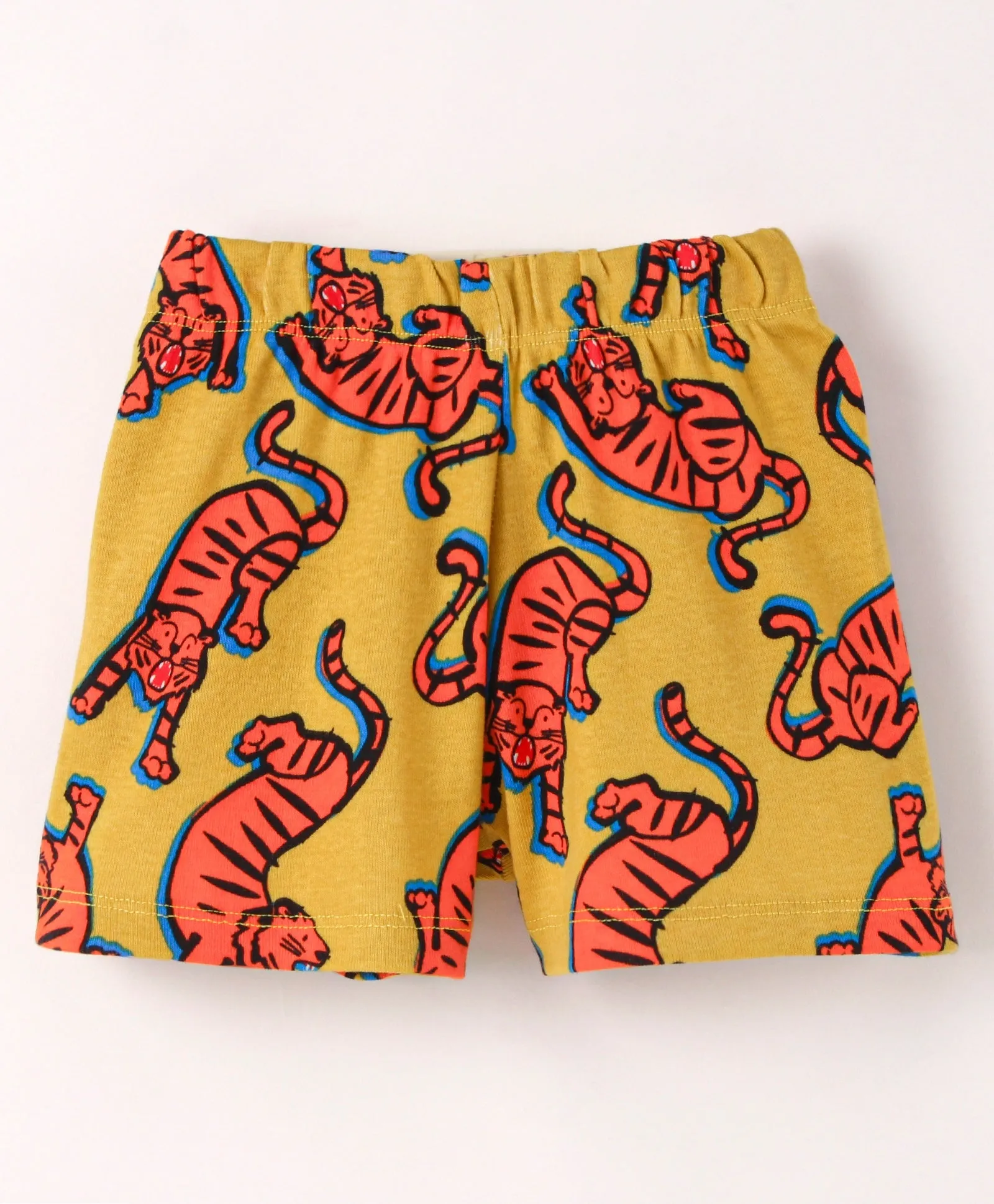 Tiger Printed Tshirt Short Set