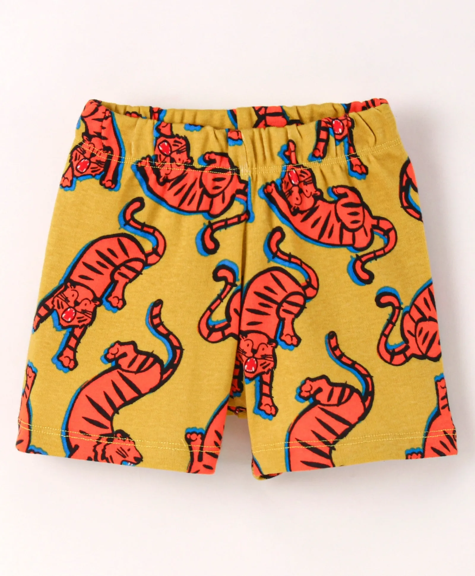 Tiger Printed Tshirt Short Set