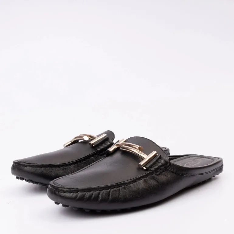 Tods Slip On With Metal Accent