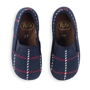 Tommy Blue and Red Loafer Shoes