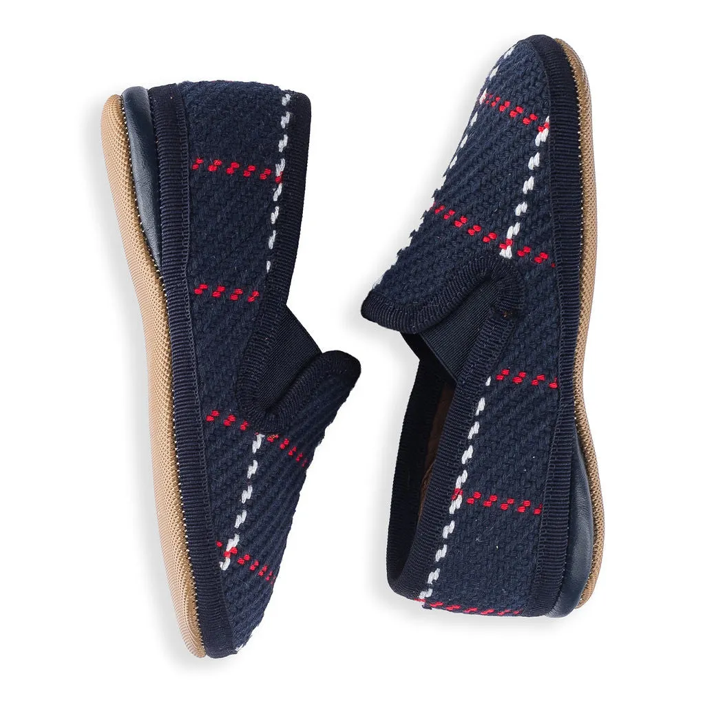 Tommy Blue and Red Loafer Shoes