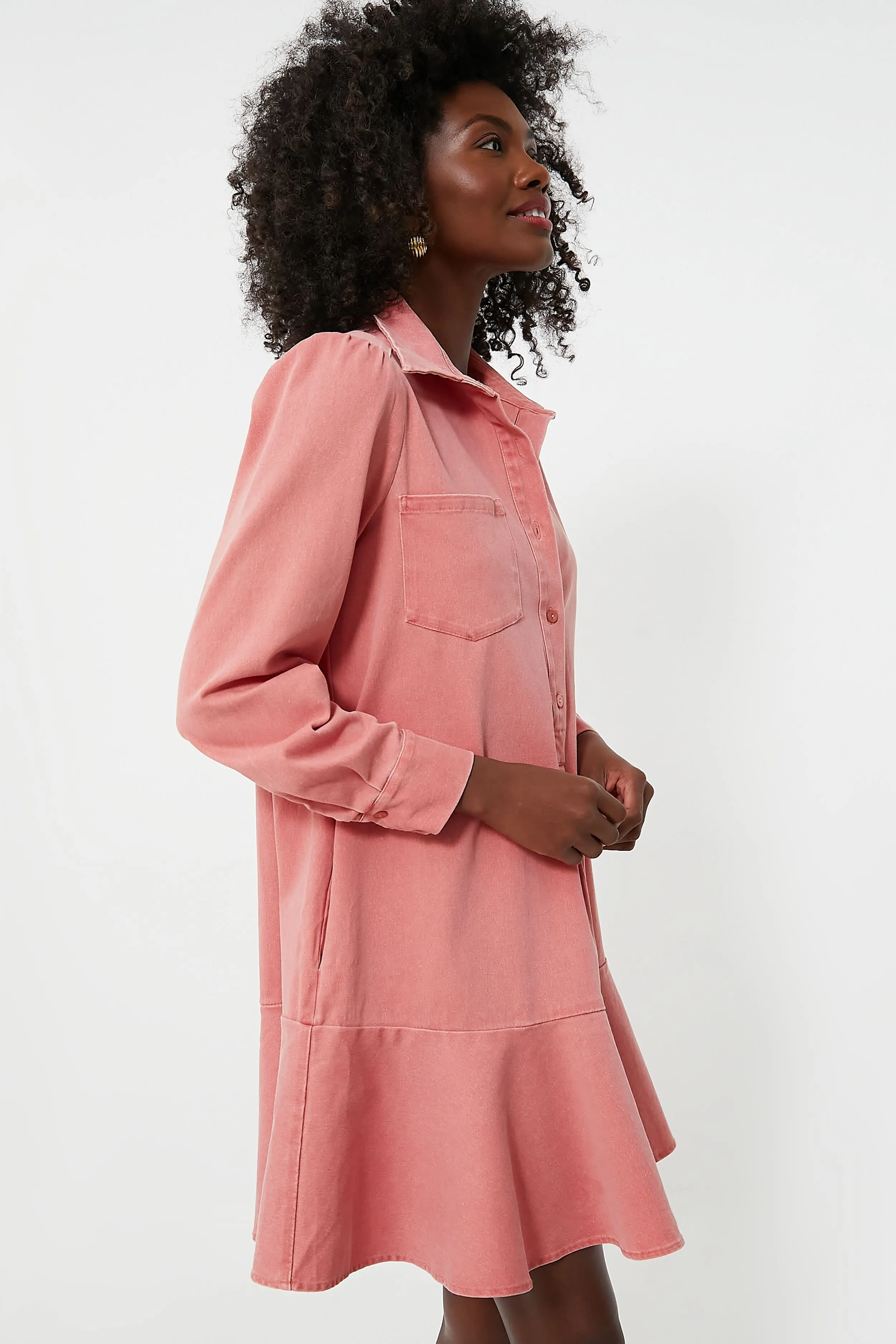 Tuckernuck x Murray's Toggery Callahan Shirt Dress Nantucket Red