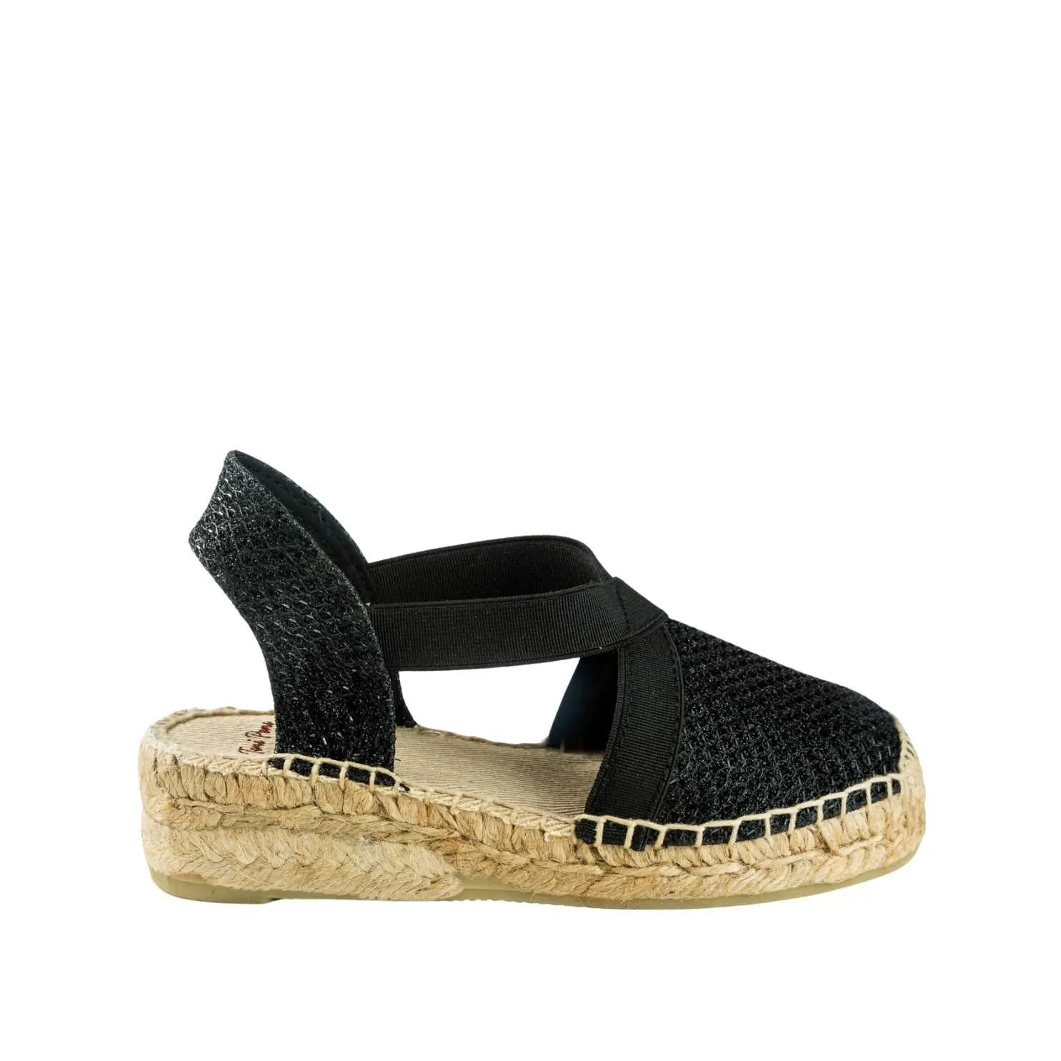 Vegan Metallic Wedge Espadrille for Kids - Edita-S