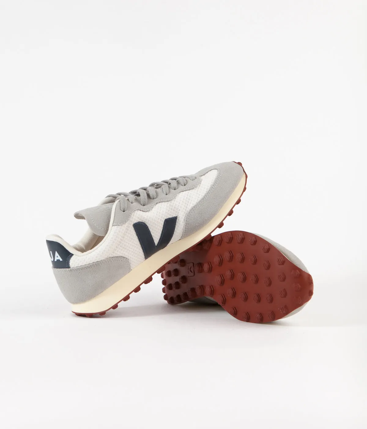 Veja Rio Branco Hexamesh Shoes - Gravel / Nautico / Oxford Grey