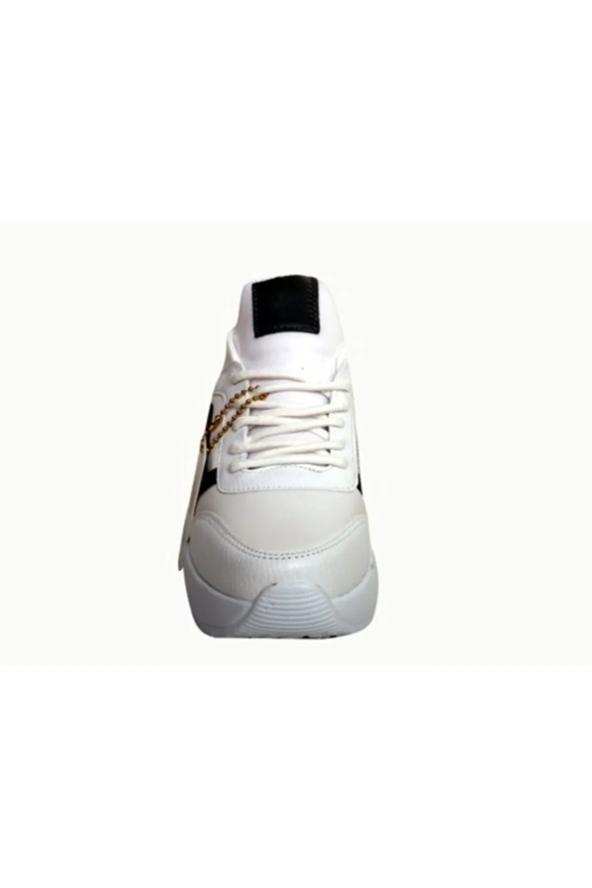 Women-s Sport White Comfortable Elastic Daily Walking Airy High-Sole Shoes