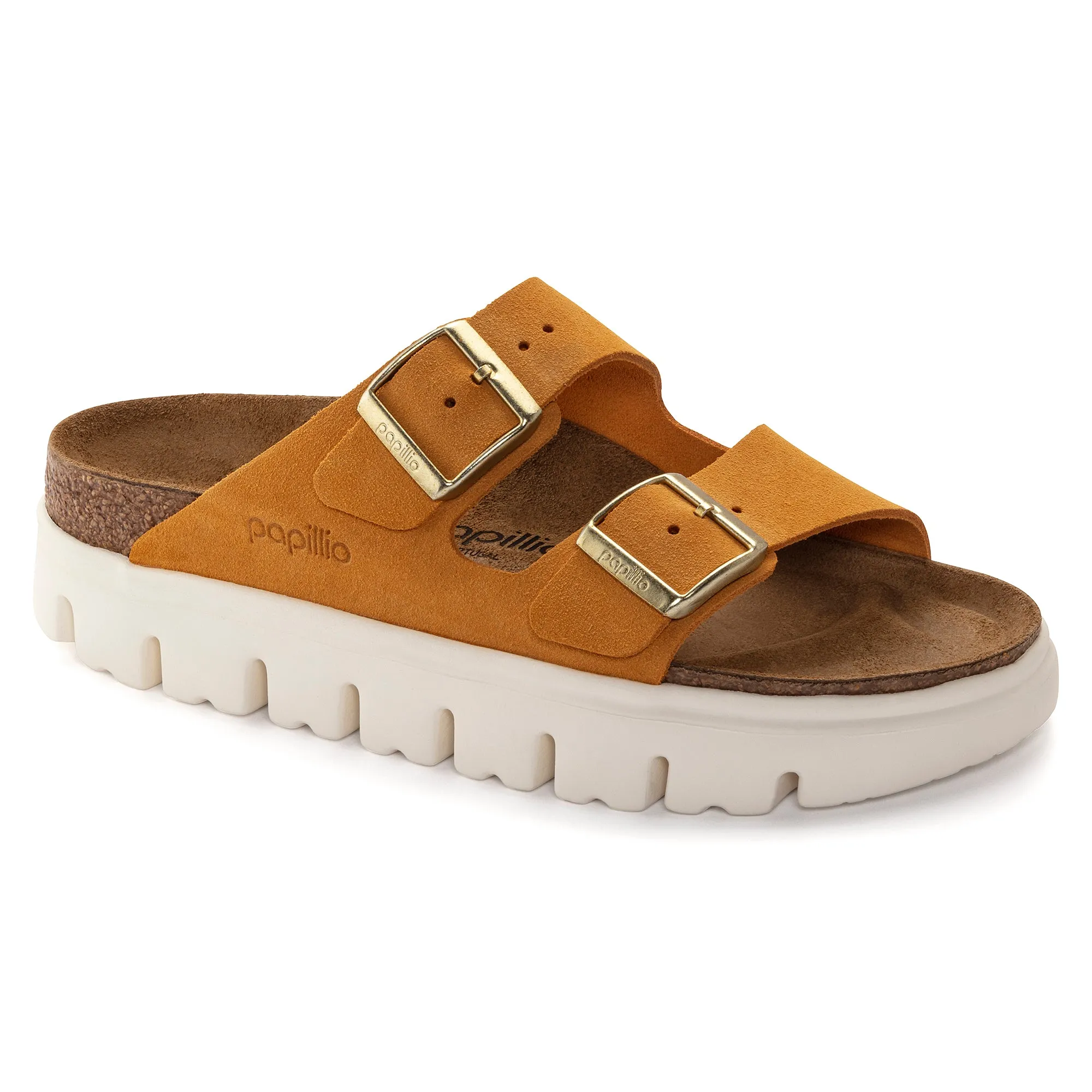 Women's Arizona Chunky Suede Leather Narrow Sandal