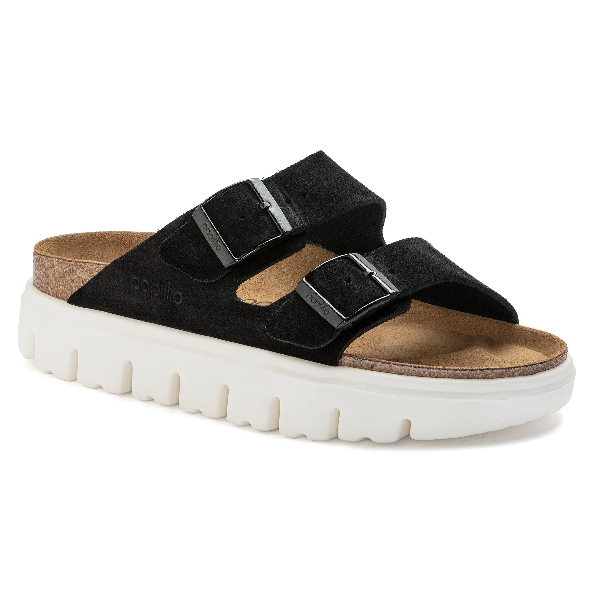 Women's Arizona Chunky Suede Leather Narrow Sandal