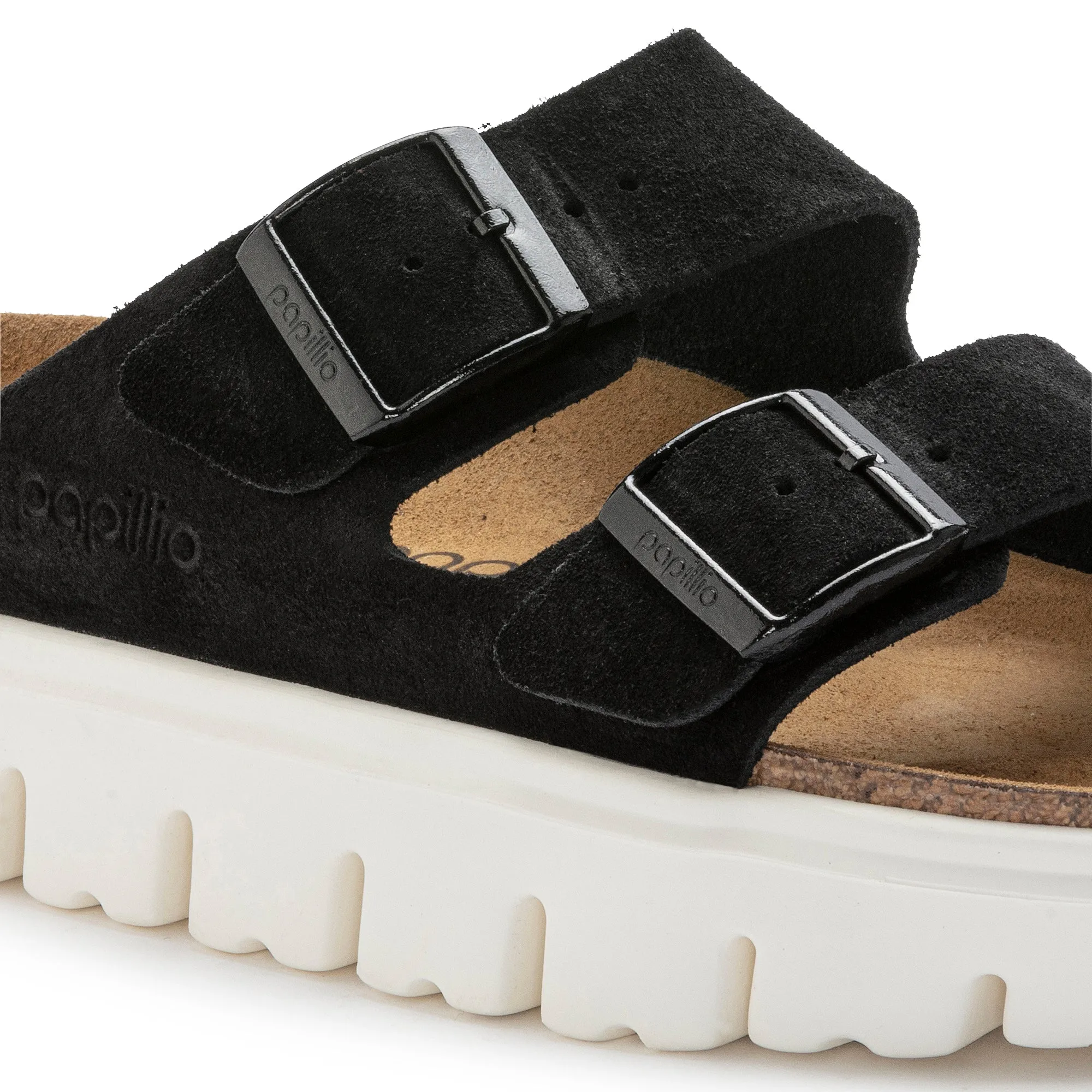 Women's Arizona Chunky Suede Leather Narrow Sandal