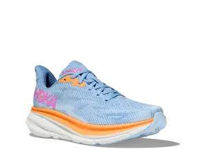 Women's Hoka Clifton 9 Color: Airy Blue/Ice Water