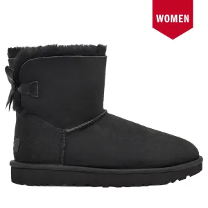 Women's Ugg Mini Bailey Bow II - Black