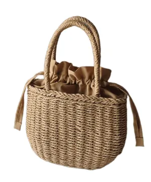 Woven Rattan Handbag